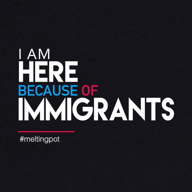 I'm Here Because of Immigrants by Boots